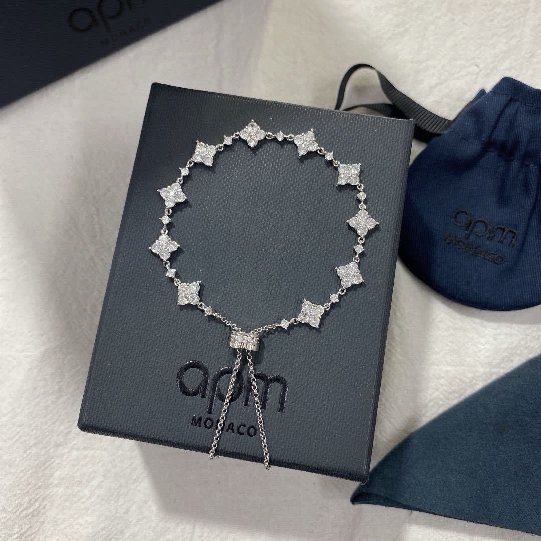 APM Monaco Silver Star Bracelet
